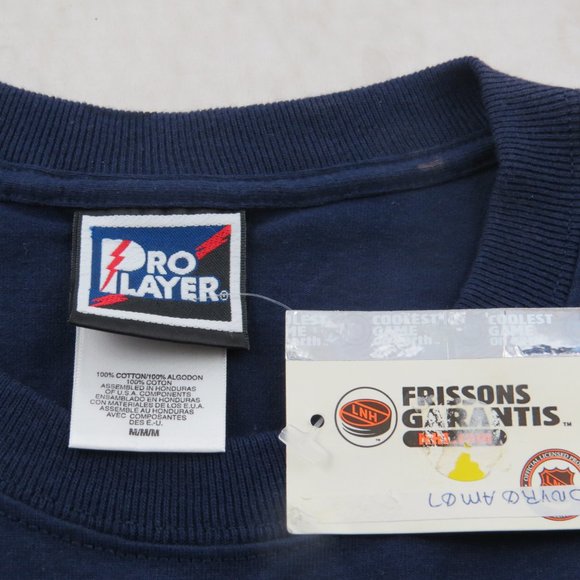 New York Rangers Shirt (VTG) - Lady Liberty Logo by Pro Player - Men's Medium - Picture 8 of 9